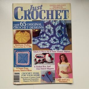 Just Crochet Magazine Quick & Easy Projects for Beginner to Expert 65+ Patterns